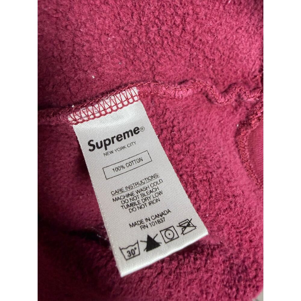 Supreme Peace Hooded Sweatshirt Cardinal - Picture 4 of 4